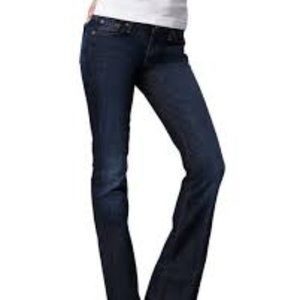 7 For All Mankind Bootcut, Midnight Blue & Made in the USA, 27x33, NWT $186 MSRP